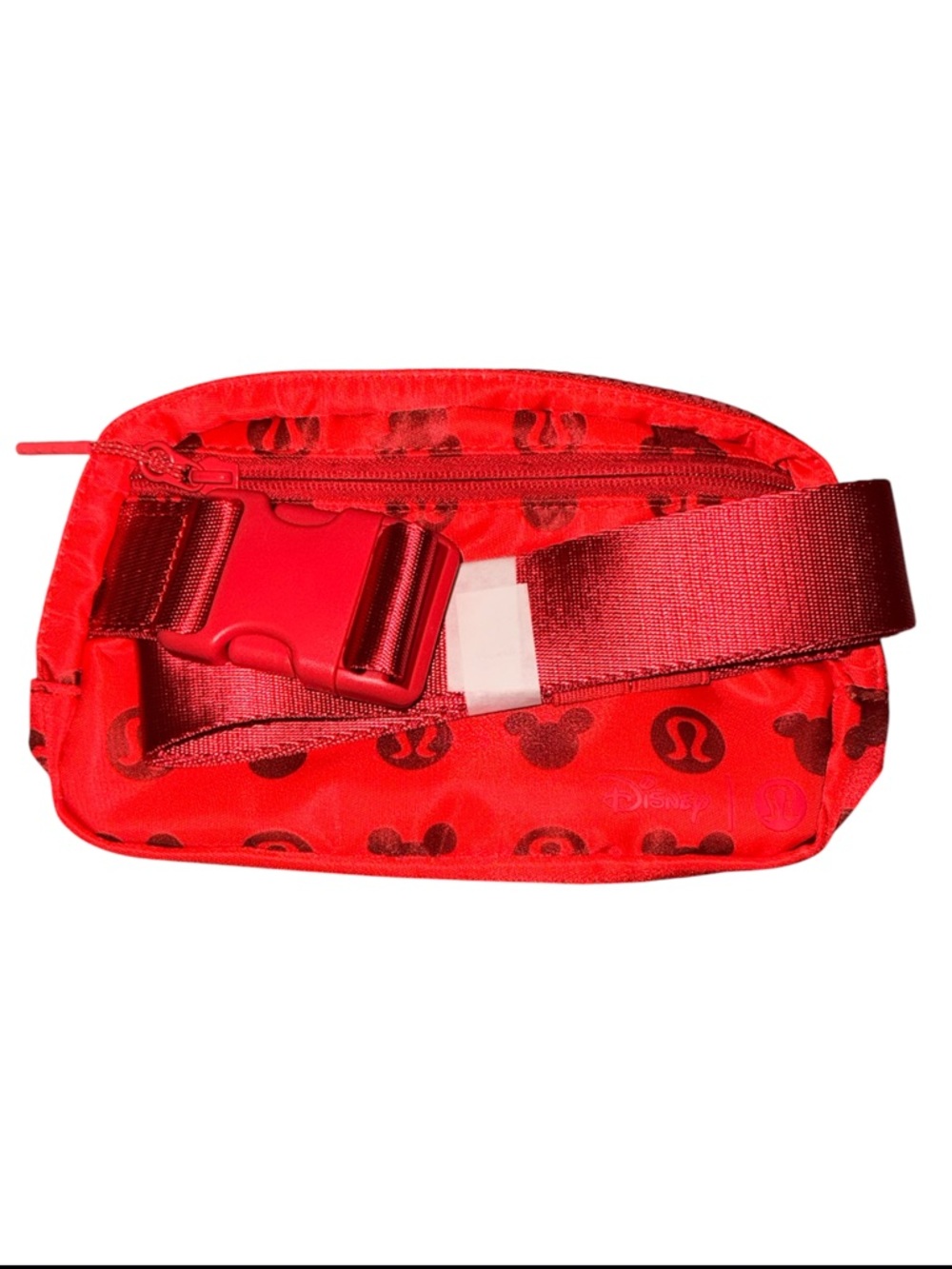 NWT Lululemon x Disney Mickey Mouse Everywhere 1L Belt Bag Red Rare - Picture 4 of 5